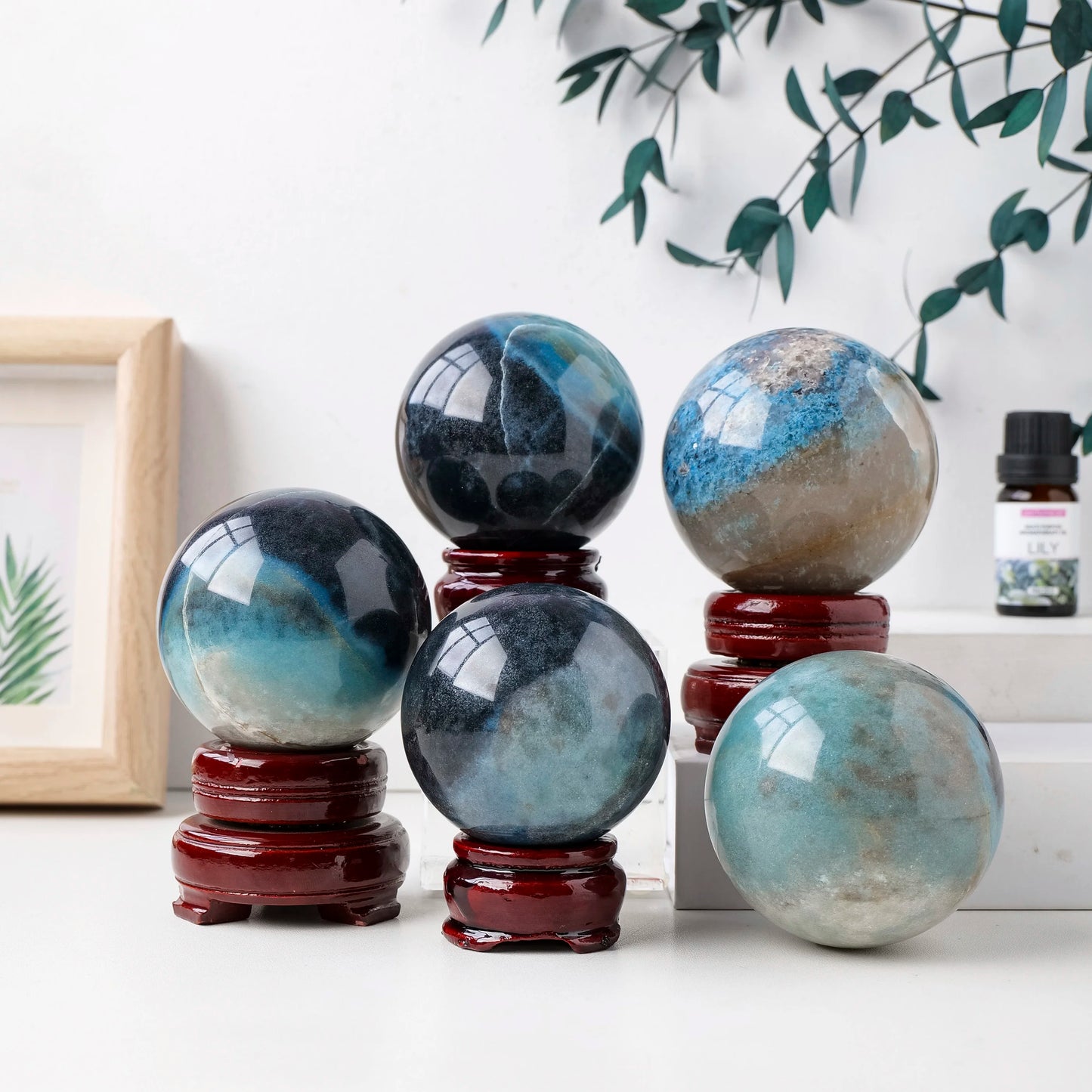 Natural Crystal Factory Wholesale Energy Stone Trolleite Sphere for Decoration & Gifts