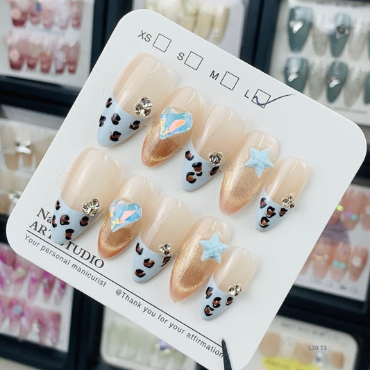 L30 T3 press on nails