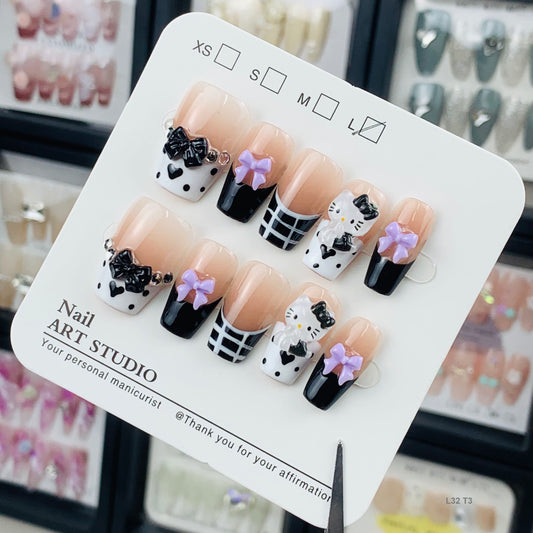 L32 T3 press on nails