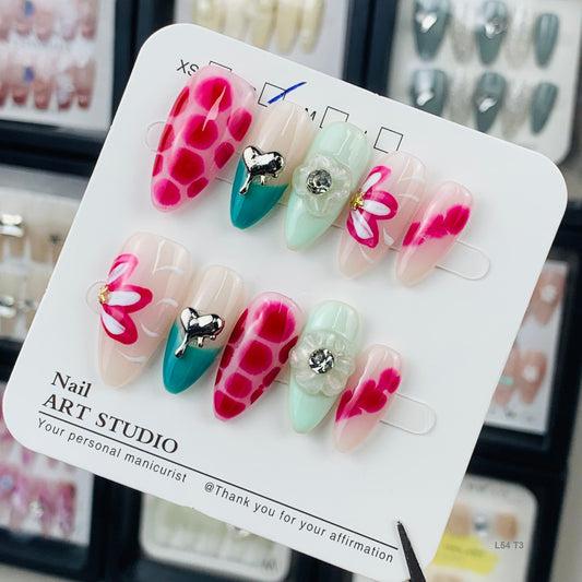 L54 T3 press on nails