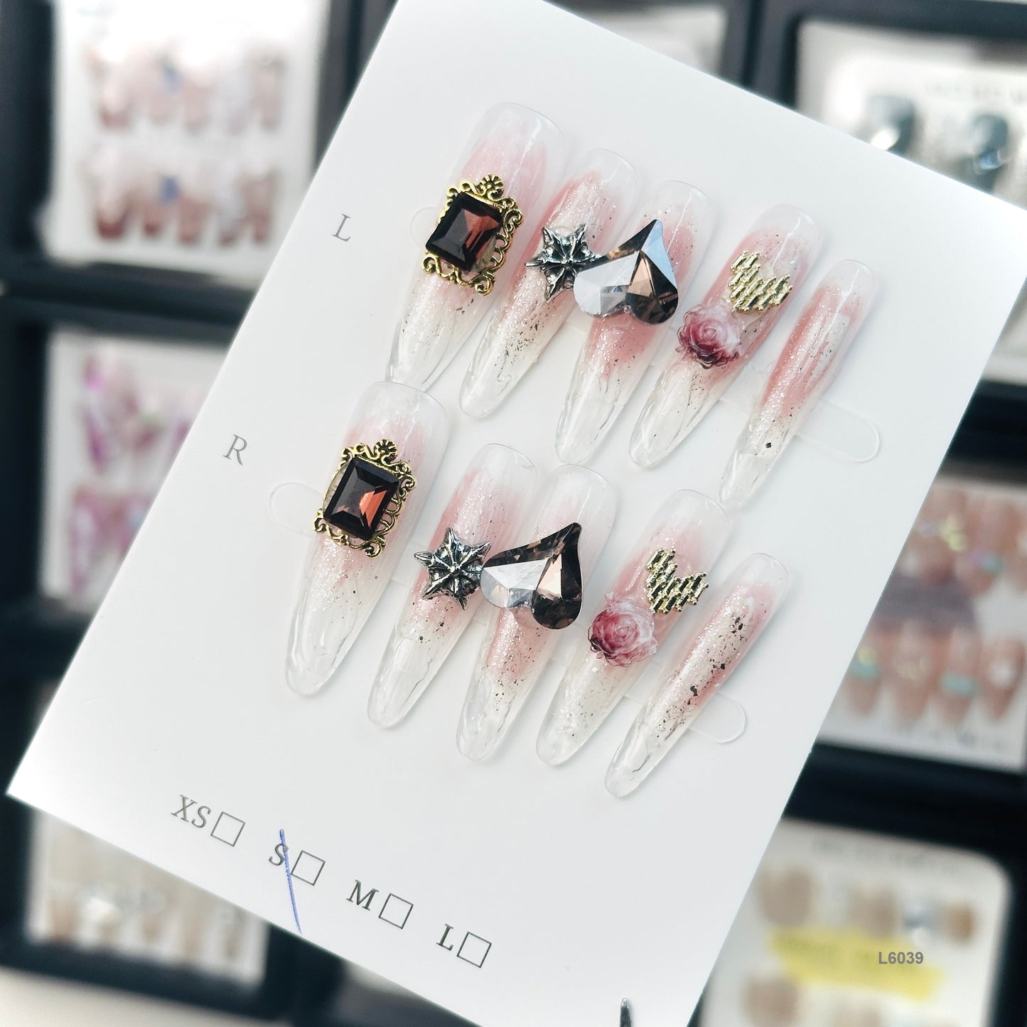 L6039  press on nails
