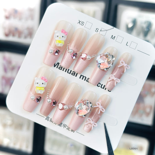 L6061  press on nails