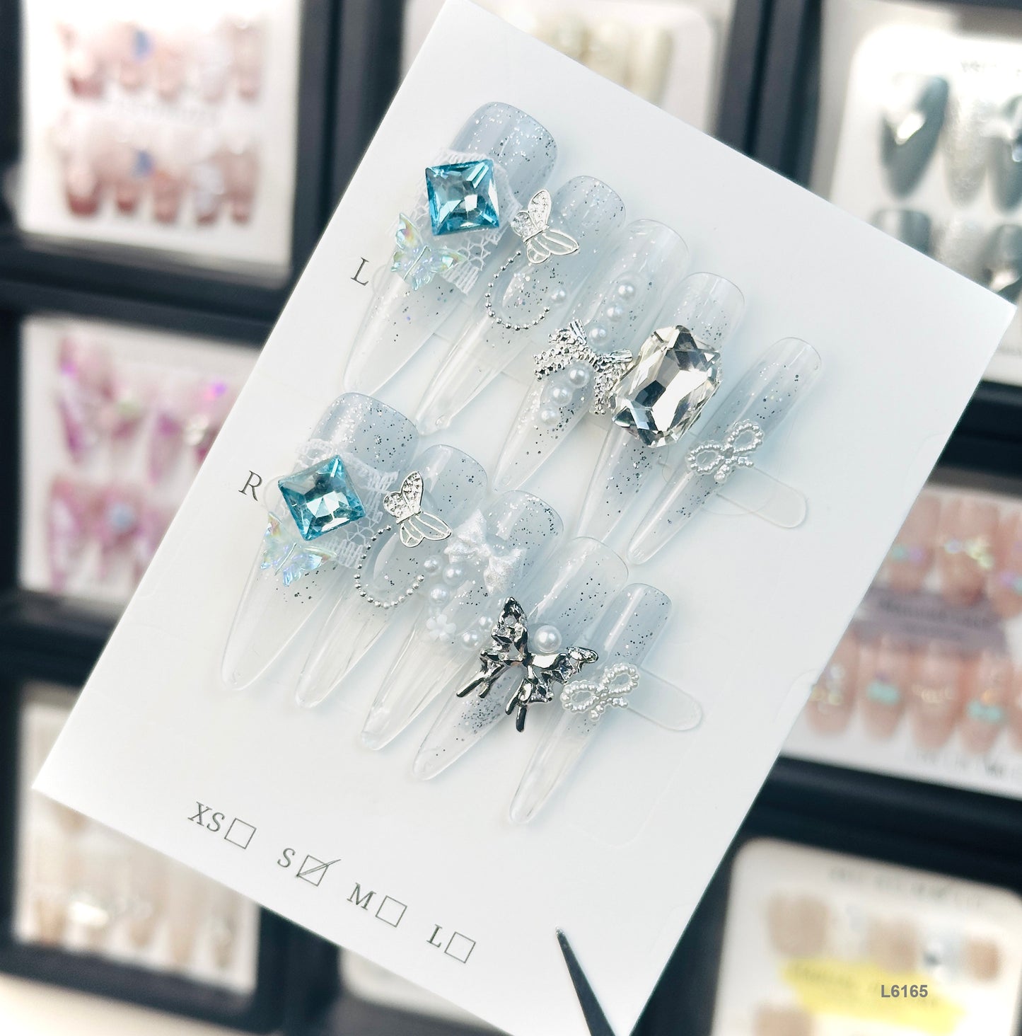 L6166  press on nails