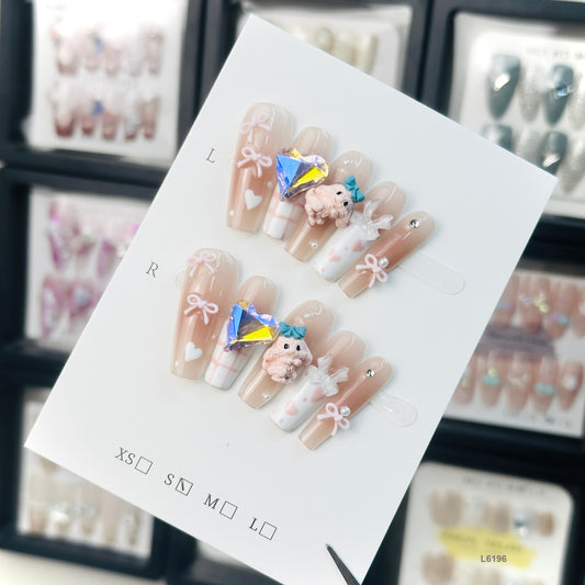 L6196  press on nails