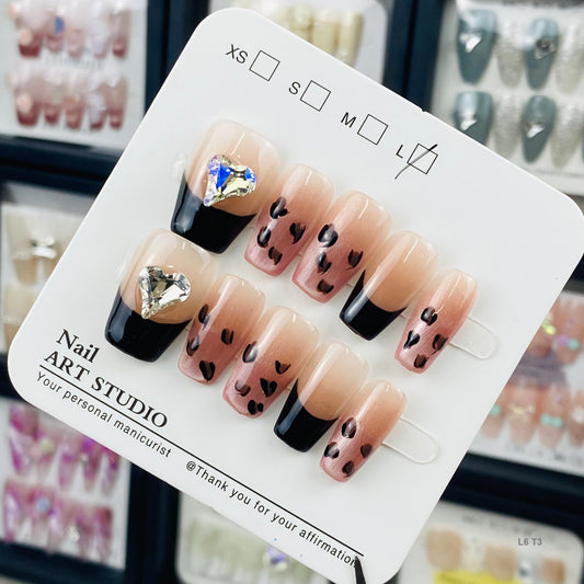 L6 T3 press on nails