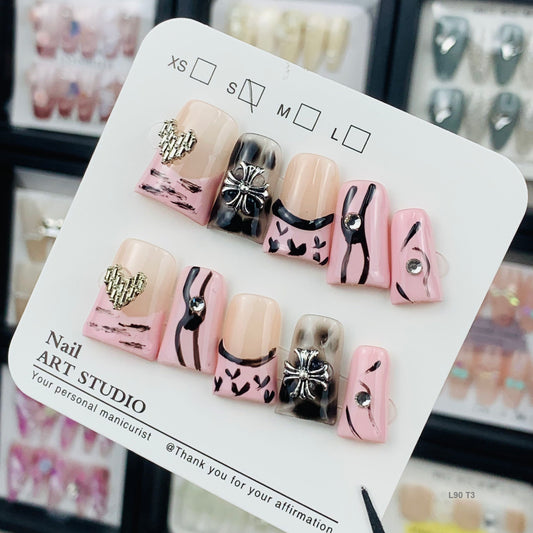 L90 T3 press on nails