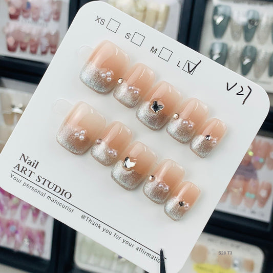 S28 T3 press on nails