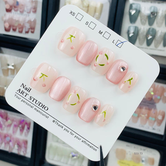 S33 T3 press on nails