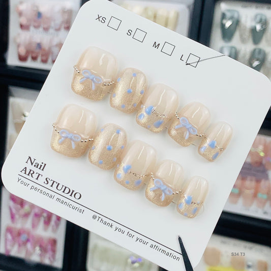 S34 T3 press on nails
