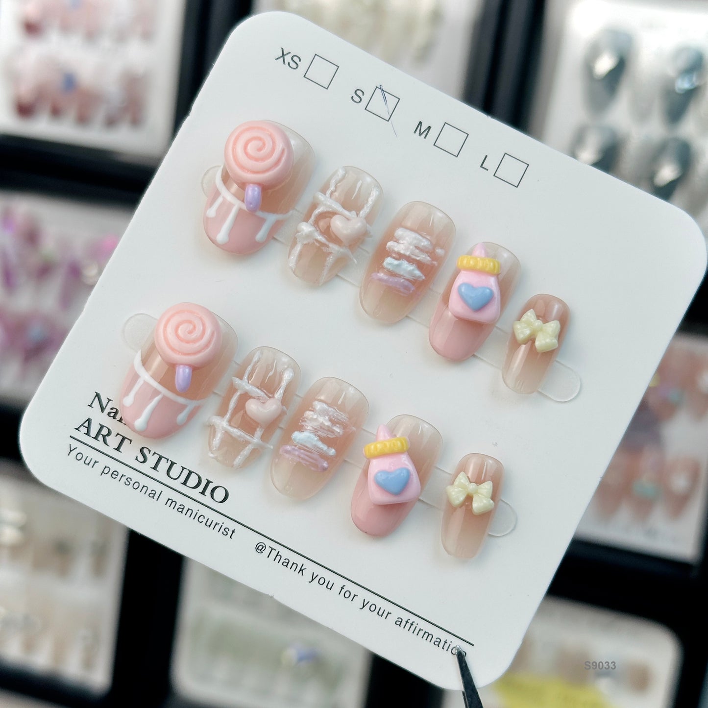 S9033   press on nails