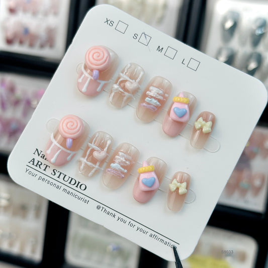 S9033   press on nails