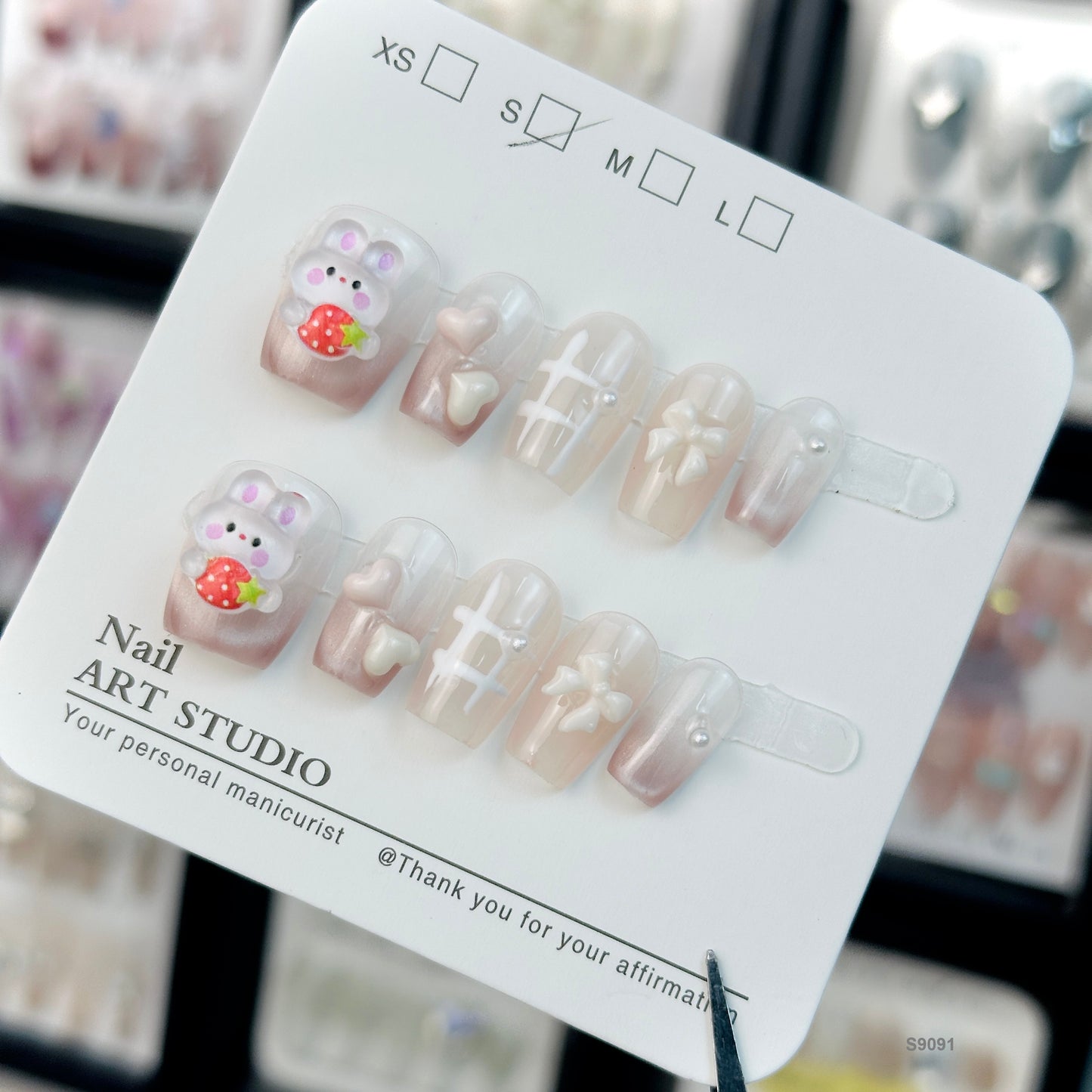 S9091   press on nails