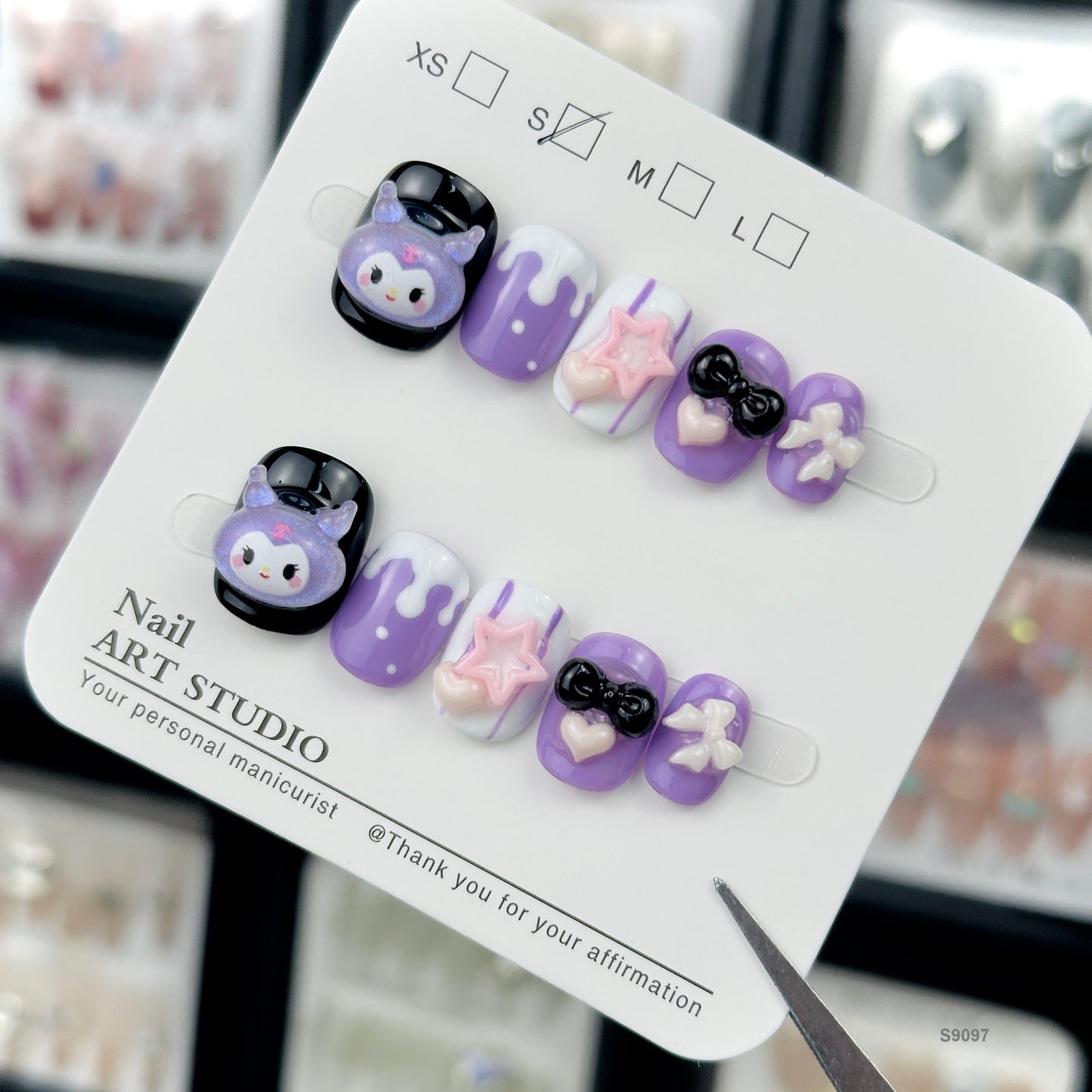 S9097   press on nails