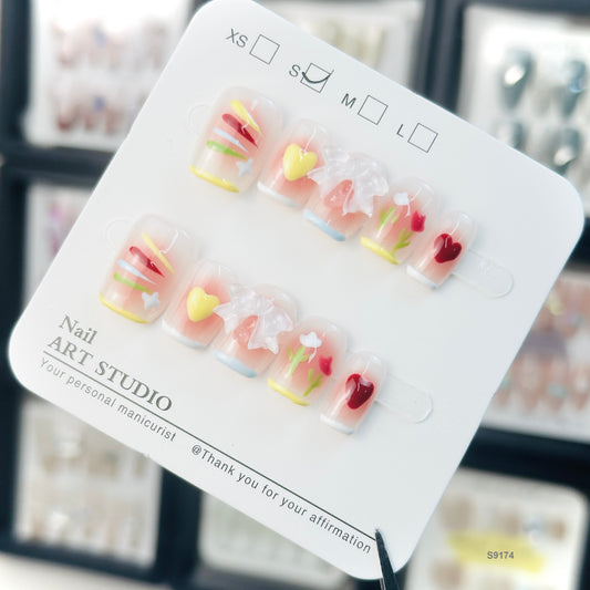 S9174   press on nails