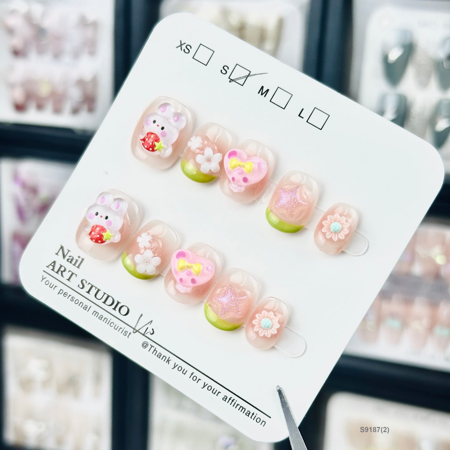 S9187-2   press on nails