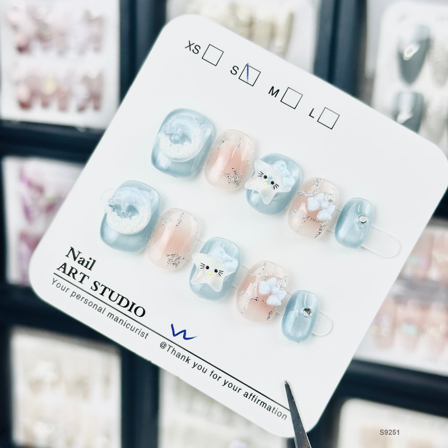 S9251  press on nails