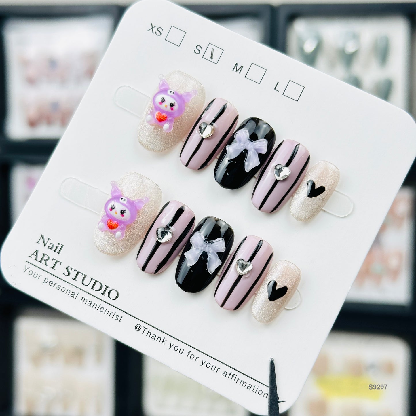 S9297 press on nails