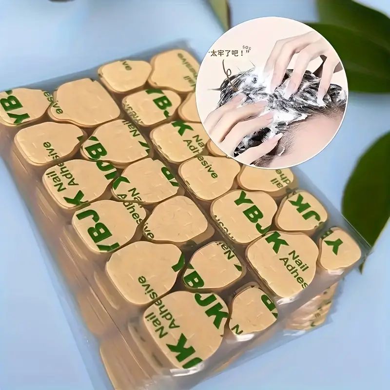 15pcs Large Size Strong press on nails Jelly glue