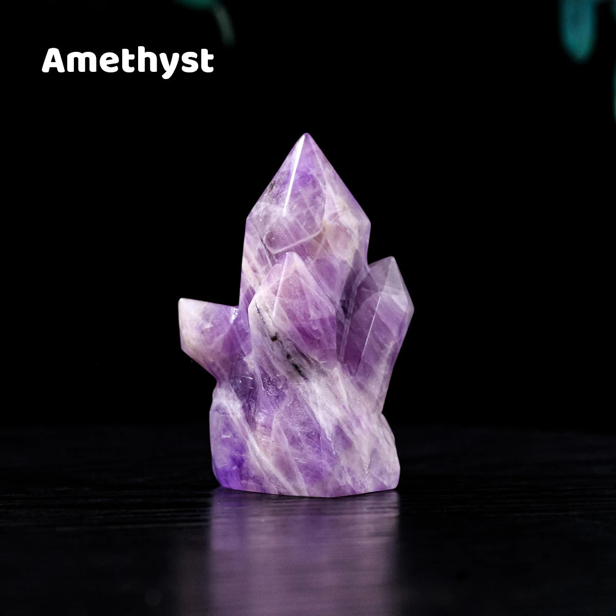 Wholesale New Trend Natural Stone Healing Crystal Amethyst Cluster Point for Decoration