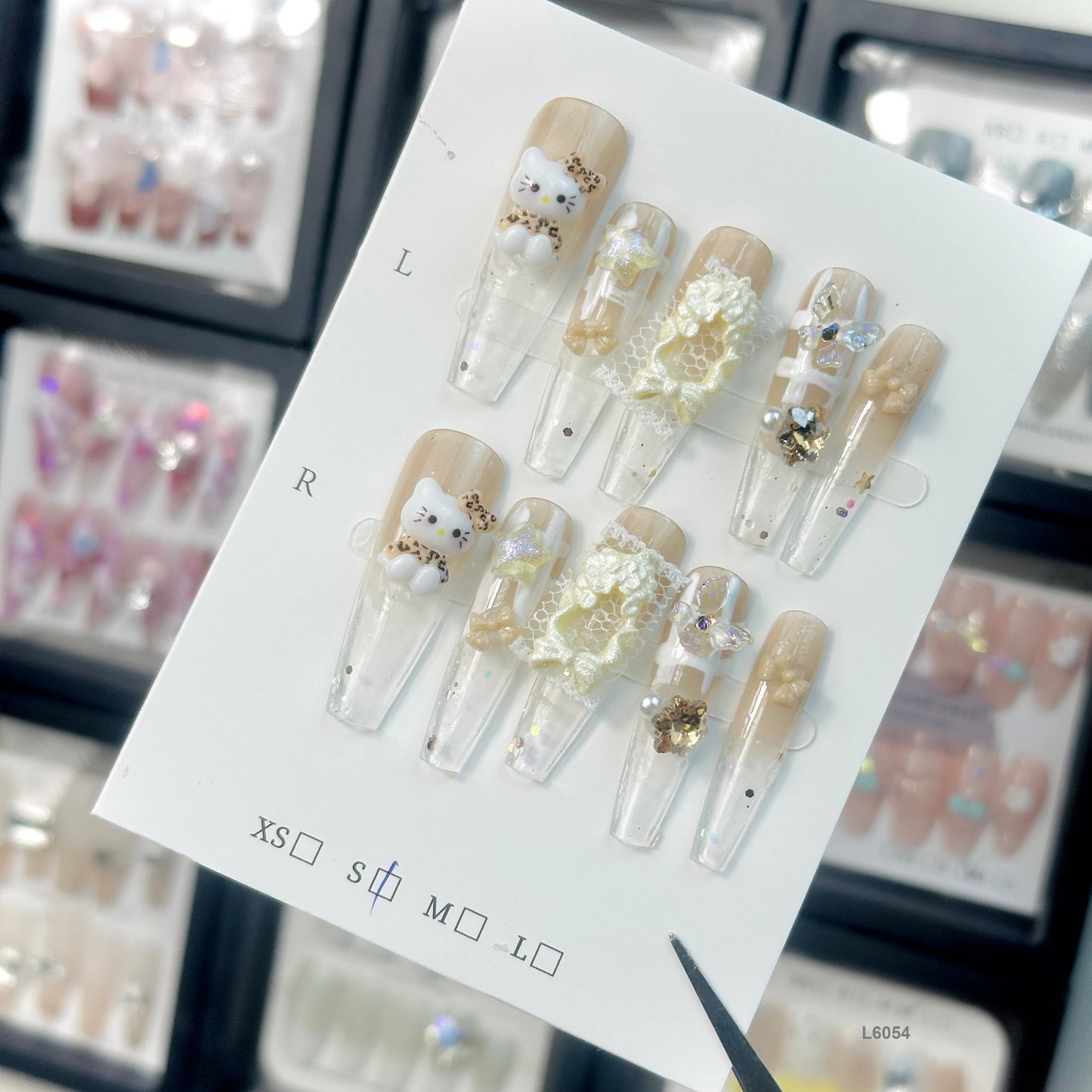 L6054  press on nails
