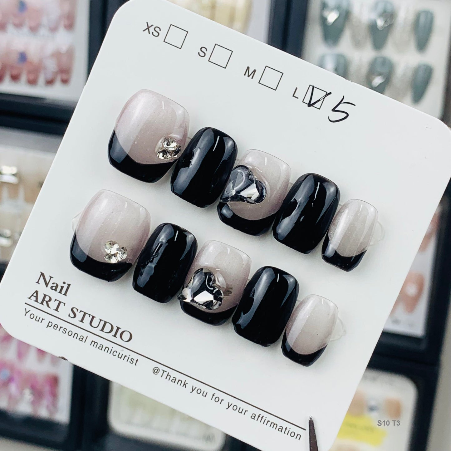 S10 T3 press on nails