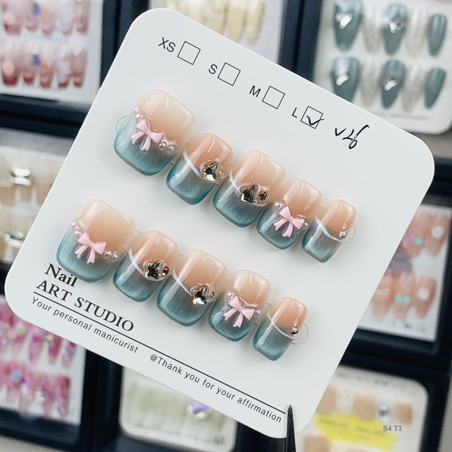 S4 T3 press on nails